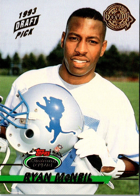 1993 Stadium Club Super Teams Bowl Ryan McNeil #481