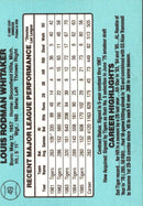 1986 Donruss Lou Whitaker