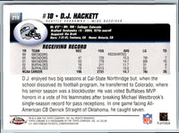 2004 Topps Chrome D.J. Hackett #219 Rookie