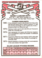 1981 Donruss LaMarr Hoyt #160 Rookie