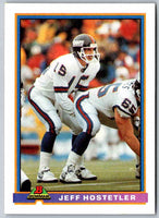 1991 Bowman Football Jeff Hostetler #363