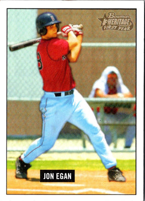 2005 Bowman Heritage Jon Egan #286 Rookie