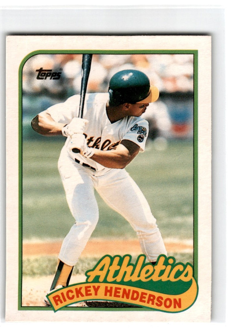 1989 Topps Traded Rickey Henderson