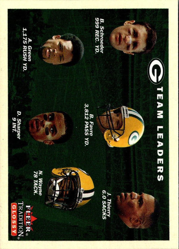 2001 Fleer Tradition Green Bay Packers Team Leaders #393