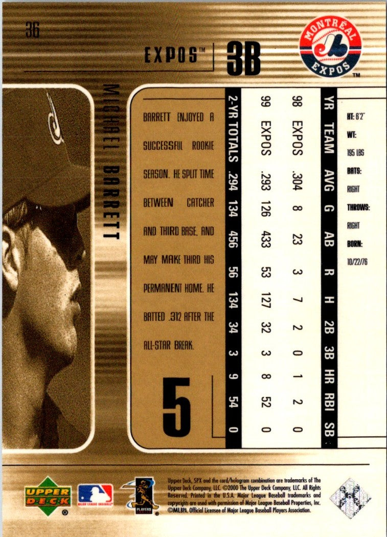 2000 SPx Michael Barrett