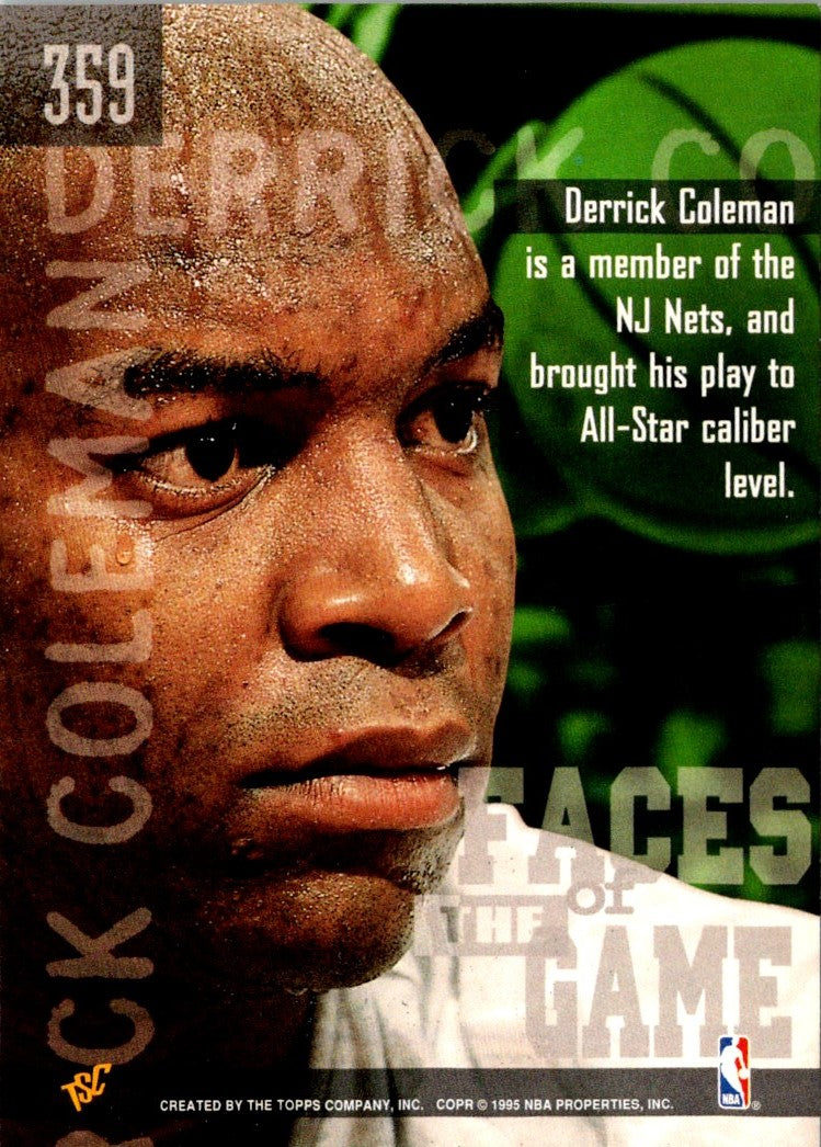 1994 Stadium Club Super Teams NBA Finals Derrick Coleman