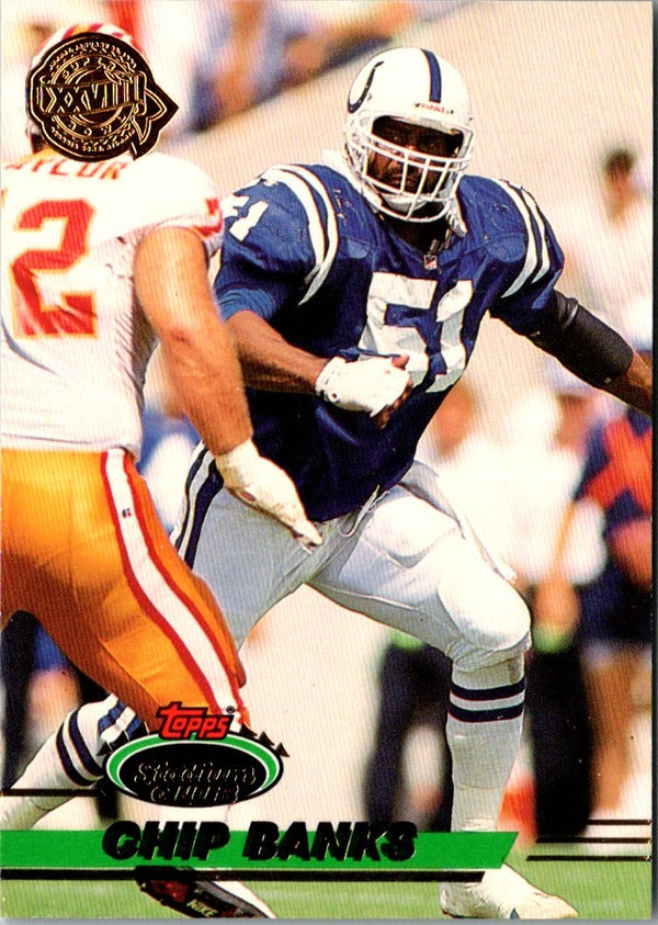 1993 Stadium Club Super Teams Bowl Chip Banks #479