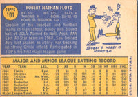 1970 Topps Bobby Floyd #101 EX-MT+