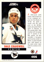 1992 Score Dale Craigwell #466