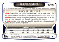 2013 Bowman Draft Picks & Prospects Chrome Hunter Renfroe #BDPP16