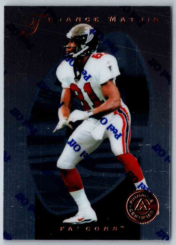 1997 Pinnacle Certified NFL Terance Mathis #106