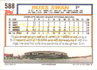1992 Topps Russ Swan #588