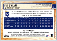 2019 Topps Big League Ryan O'Hearn #145 Rookie