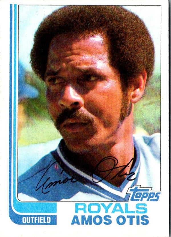 1982 Topps Amos Otis #725