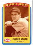 1990 Swell Baseball Greats Charlie Keller