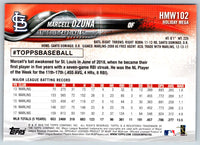 2018 Topps Holiday Marcell Ozuna #HMW102