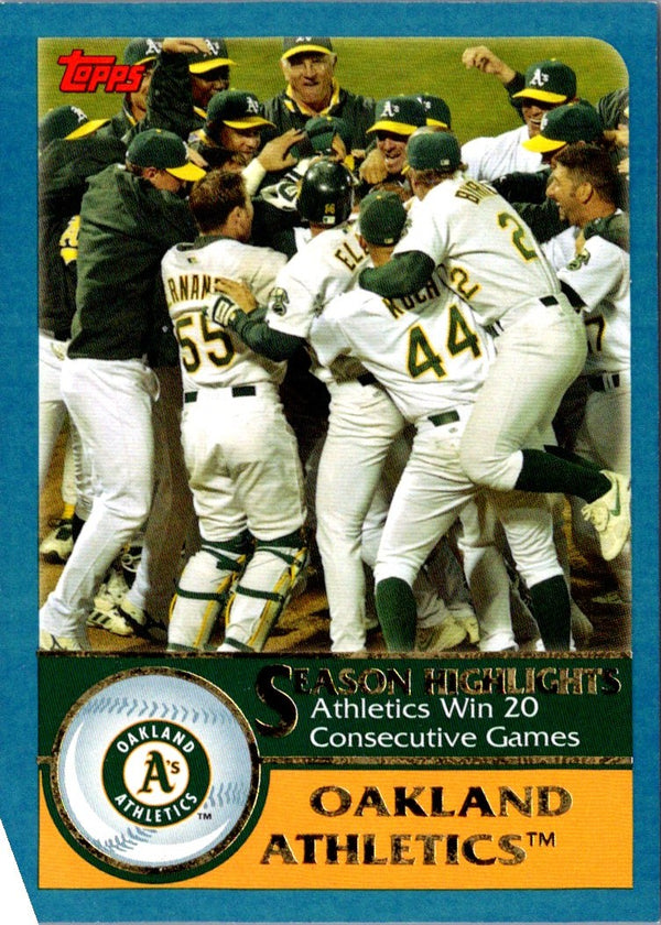 2003 Topps Oakland Athletics #334