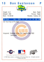 1992 Classic Best Huntington Cubs Dan Gustavson #13