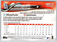 2018 Topps Holiday Dexter Fowler #HMW191