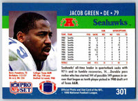 1990 Pro Set Jacob Green #301