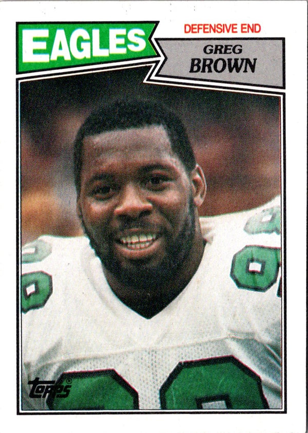 1987 Topps Greg Brown #303 NM+