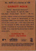 2006 Bowman Heritage Prospects Garrett Mock #BHP5