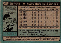 1980 Topps Mickey Rivers #485