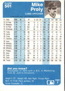 1984 Fleer Mike Proly