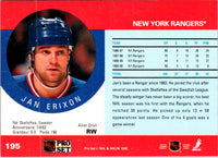 1990 Pro Set Jan Erixon #195