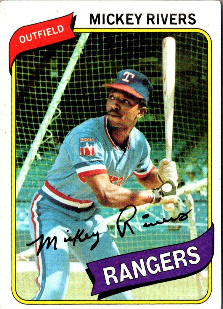 1980 Topps Mickey Rivers