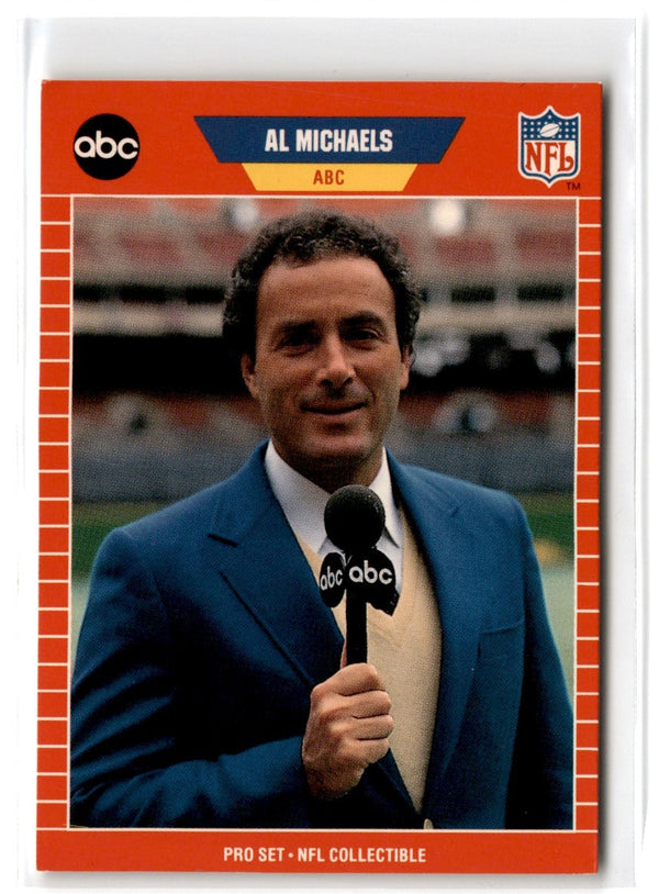 1989 Pro Set Announcers Al Michaels #3