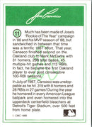 1989 CMC Jose Canseco Jose Canseco