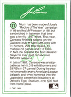 1989 CMC Jose Canseco Jose Canseco #11
