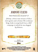 2018 Topps Gypsy Queen Johnny Cueto #20