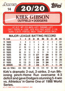 1989 Topps Ames 20/20 Club Kirk Gibson