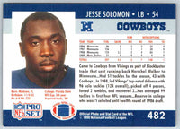 1990 Proset Jesse Solomon #482