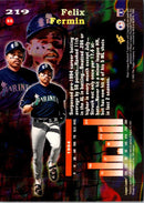 1995 Stadium Club Virtual Reality Felix Fermin