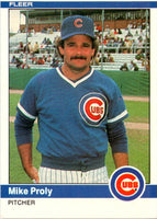 1984 Fleer Mike Proly #501