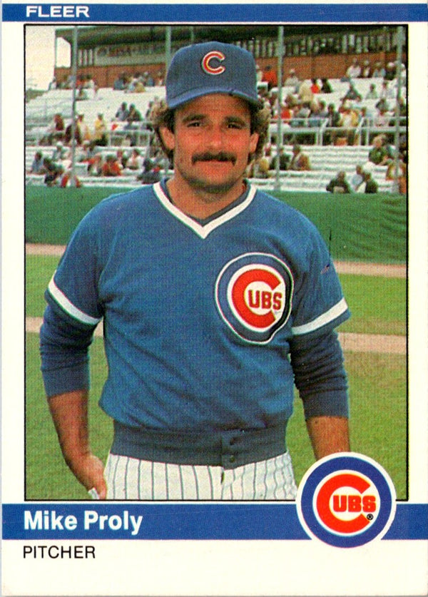 1984 Fleer Mike Proly #501