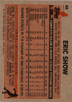 1983 Topps Eric Show #68 Rookie