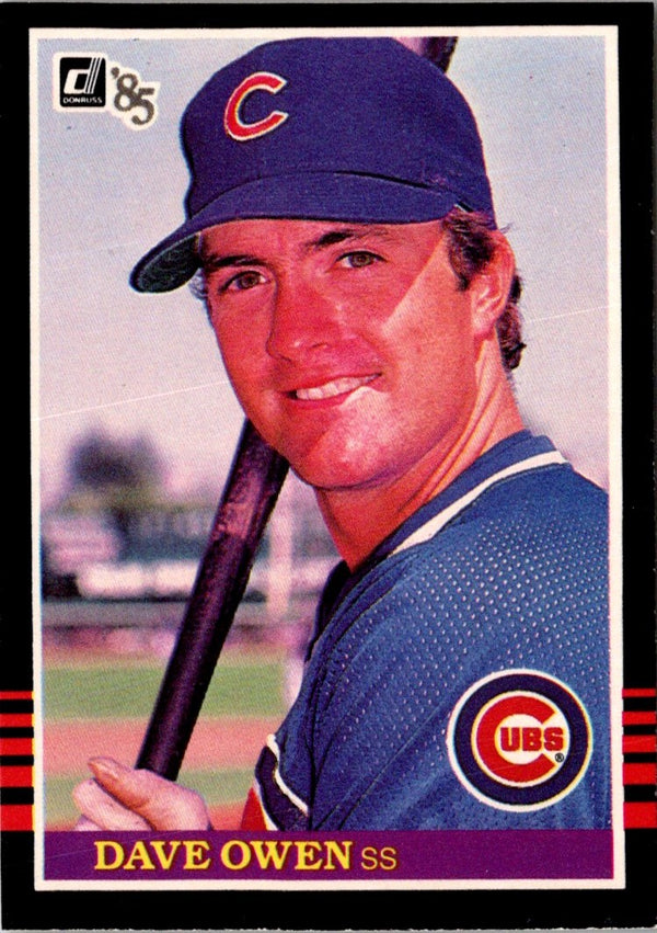 1985 Donruss Dave Owen #483 Rookie