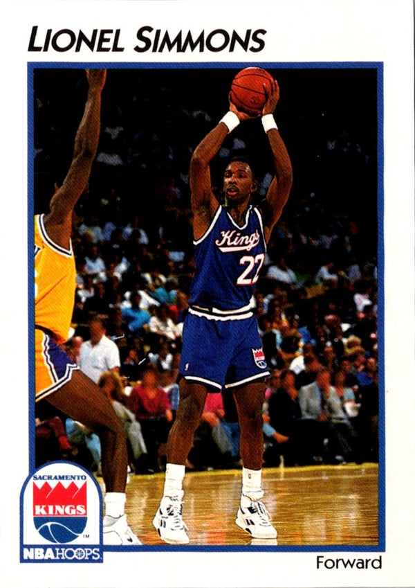 1991 Hoops McDonald's Lionel Simmons #38