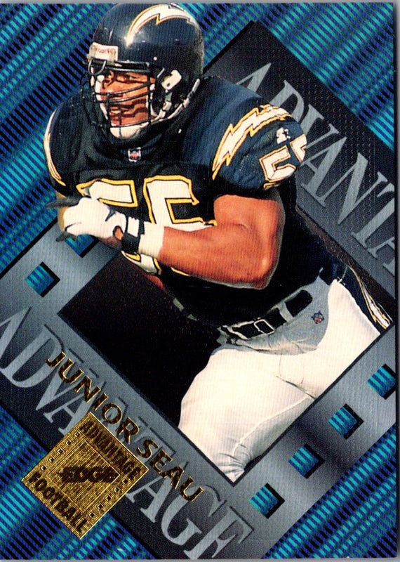 1996 Collector's Edge Advantage Junior Seau #91