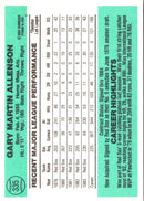 1984 Donruss Gary Allenson