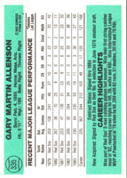 1984 Donruss Gary Allenson #335