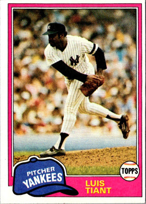 1981 Topps Luis Tiant #627