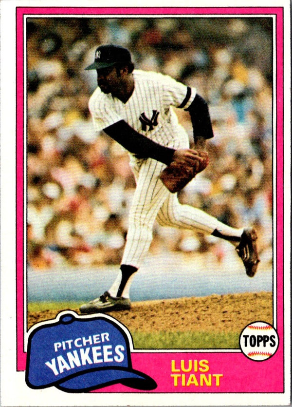 1981 Topps Luis Tiant #627