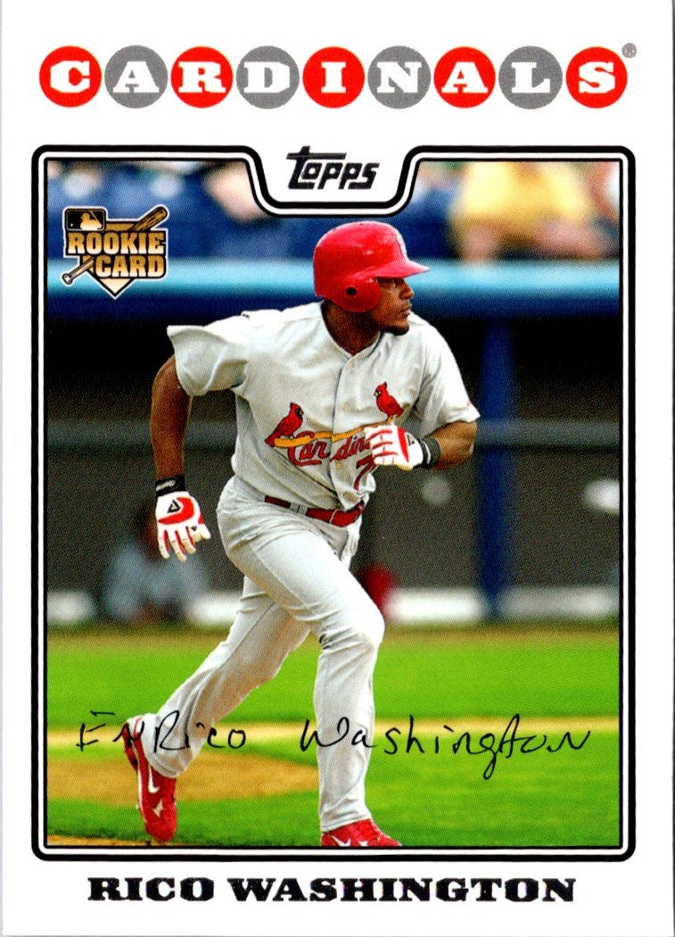 2008 Topps Rico Washington