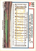 1992 Topps Gold Winners Bruce Ruffin #307