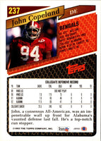 1993 Topps John Copeland #237 Rookie